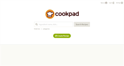 Desktop Screenshot of cookpad.com
